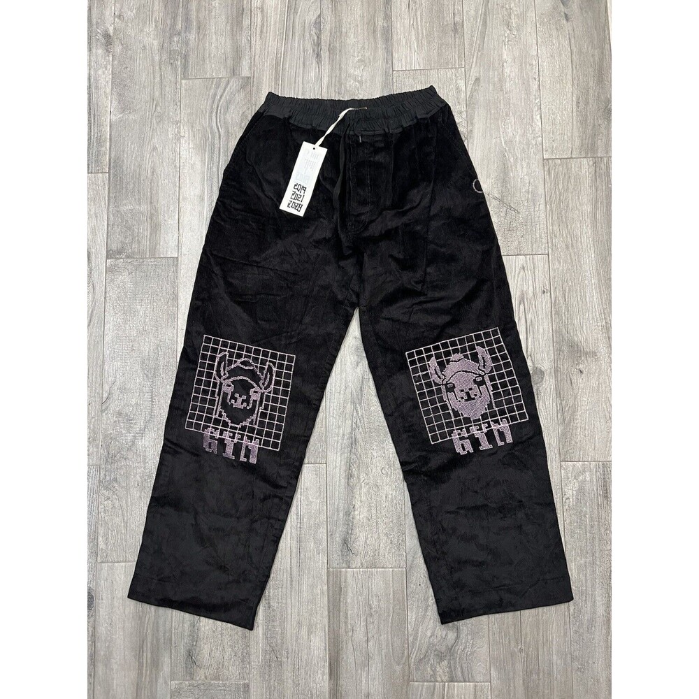 bernhard willhelm women’s black-wide Leg Lounge Pants size Medium retail $1225